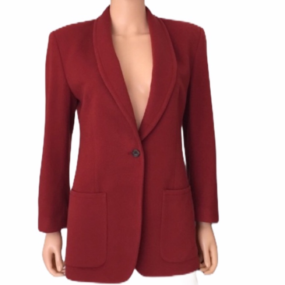 Vintage Country Shop Wool Cashmere Blazer | Quiet Luxury Tailoring | Classic